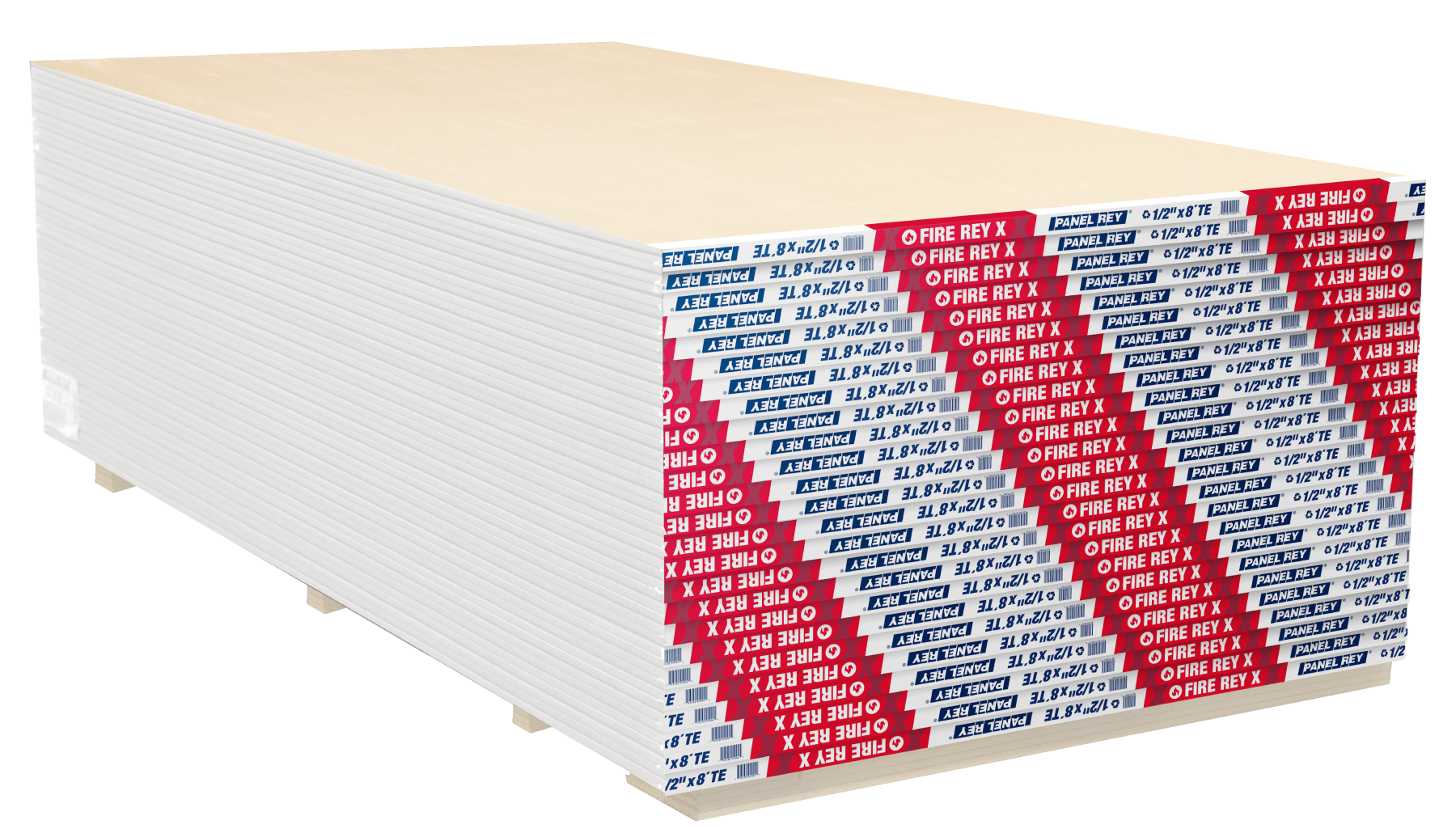 Panel de yeso X: Resistente al fuego